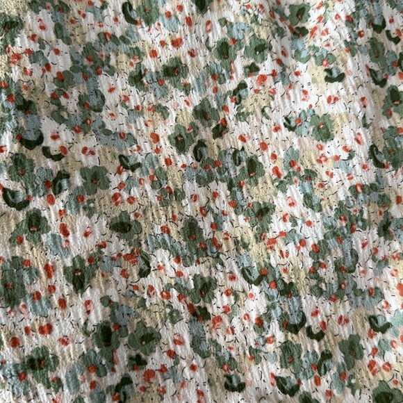 Green Floral MIDI Skirt - Picture 5 of 5